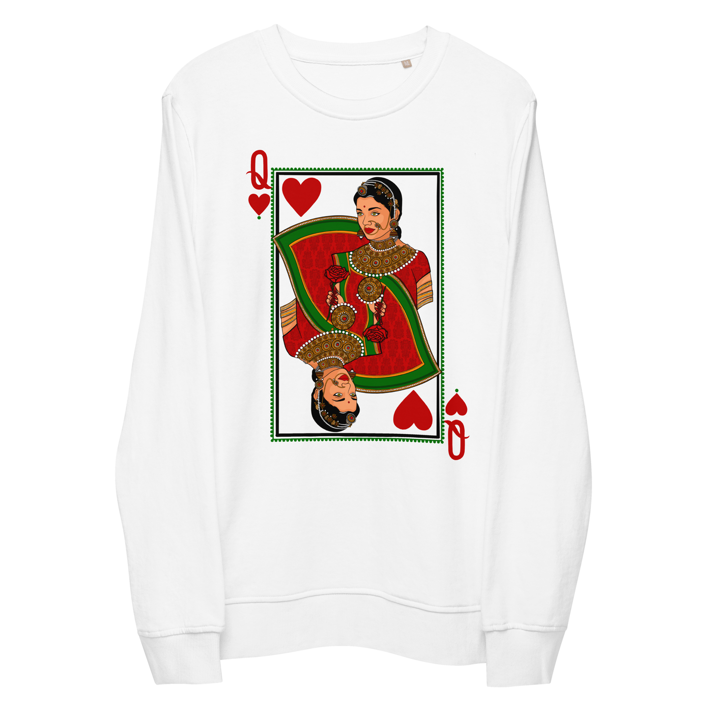 Queen of Hearts - Unisex organic sweatshirt