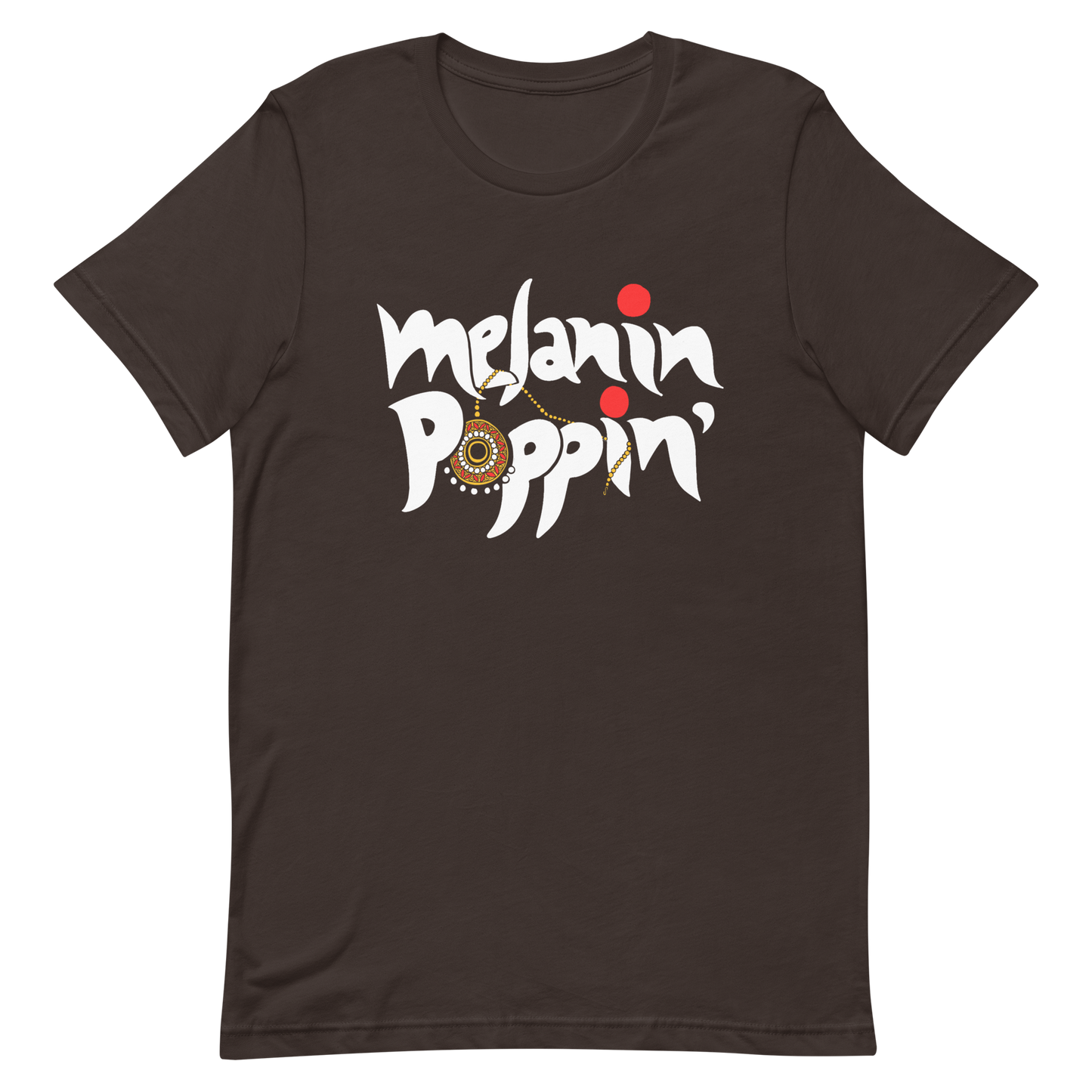 Melanin Poppin' - Short-Sleeve Unisex T-Shirt