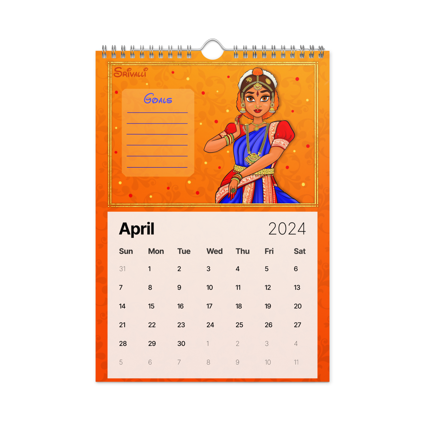 Desi Royalty - Wall calendar (2024)