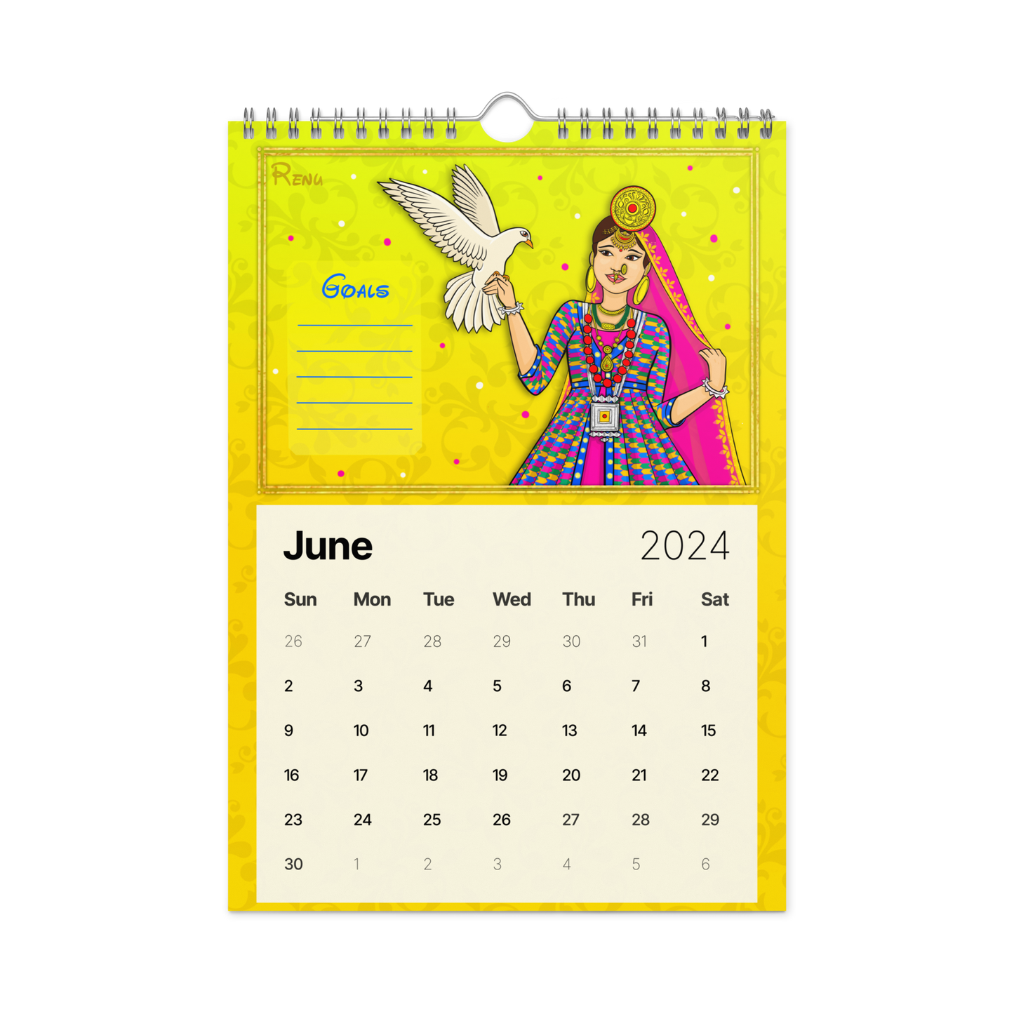 Desi Royalty - Wall calendar (2024)