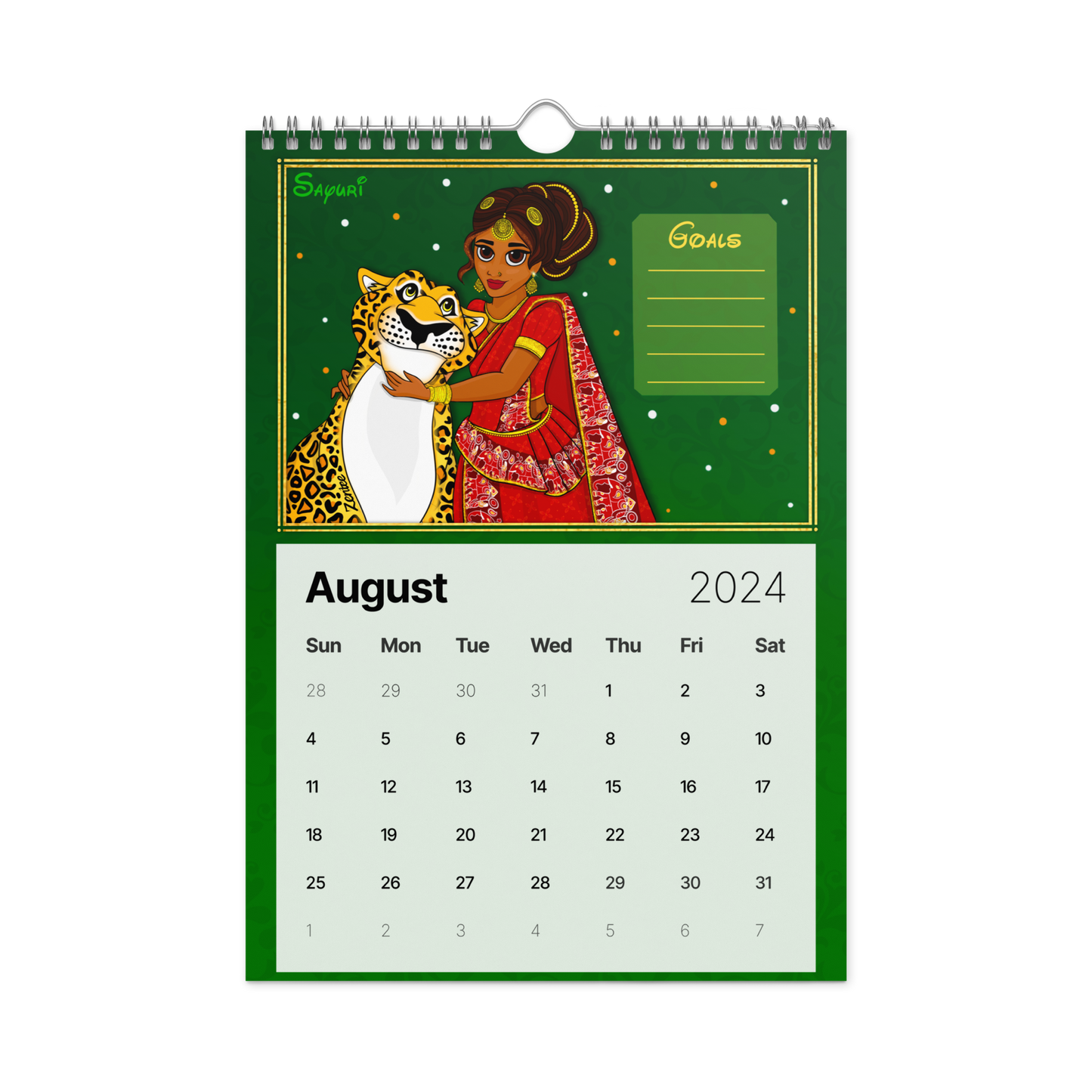 Desi Royalty - Wall calendar (2024)