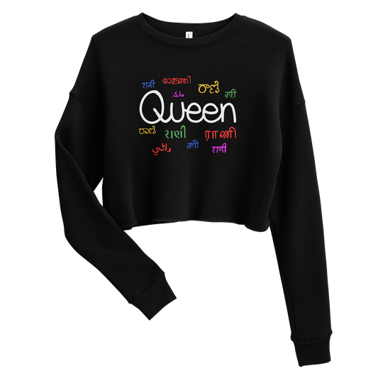 Queen - Crop Sweatshirt