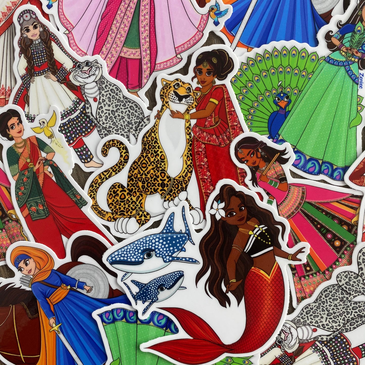 Desi Royalty: Assorted Stickers (5-Pack)