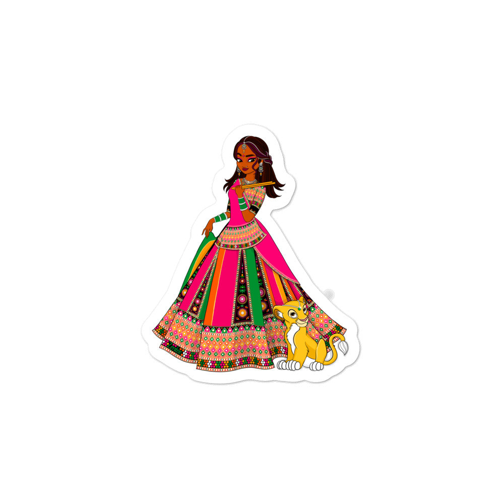 Desi Royalty: Payal & Ladoo - Bubble-free stickers