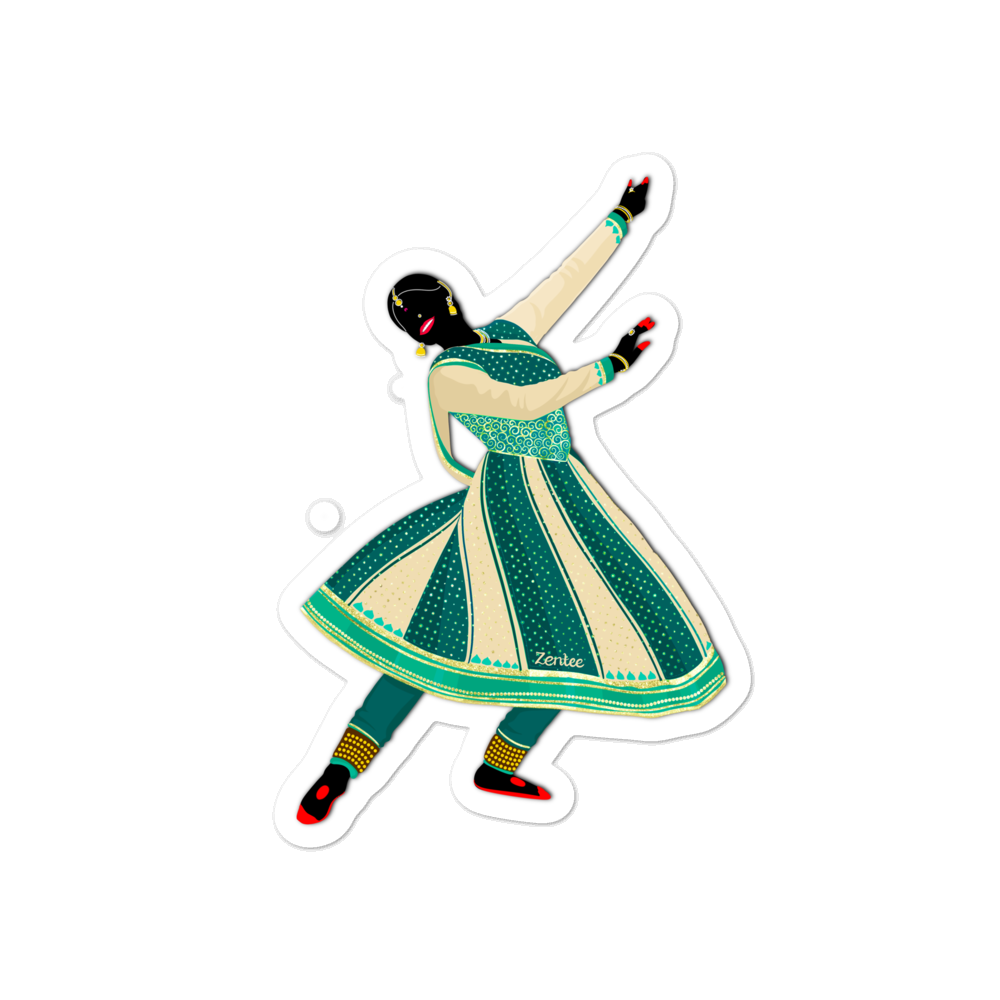 Dancing Queen: Kathak - Bubble-free stickers