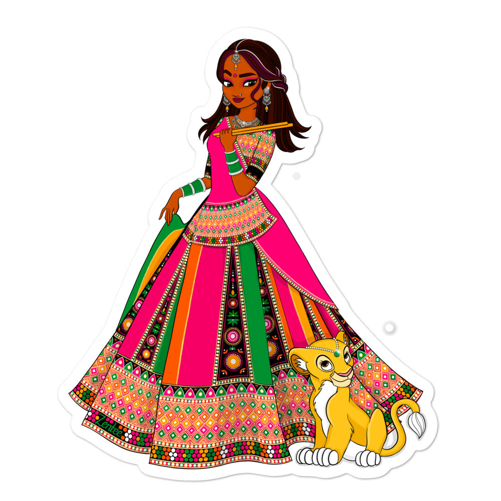 Desi Royalty: Payal & Ladoo - Bubble-free stickers