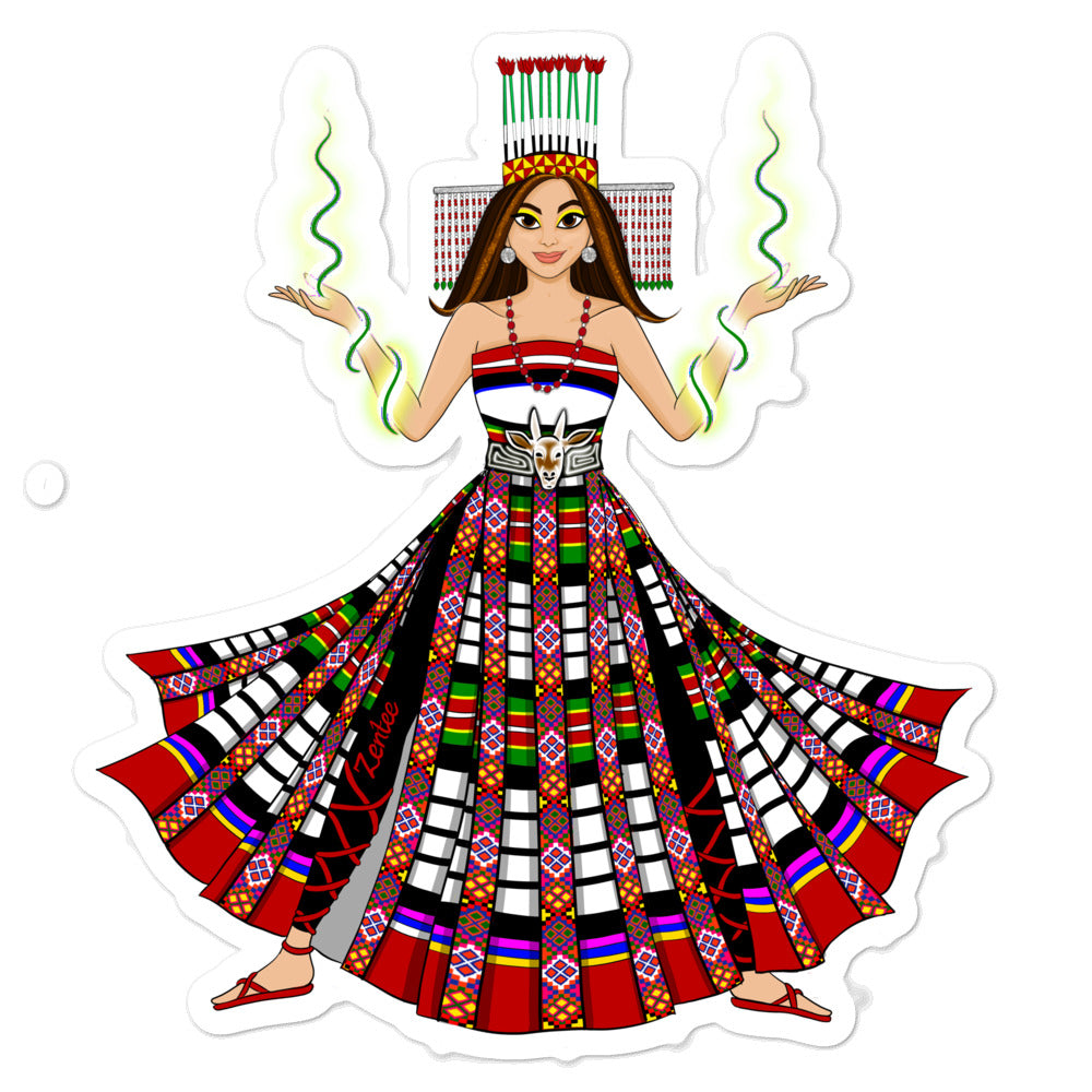 Desi Royalty: Azuala - Bubble-free stickers