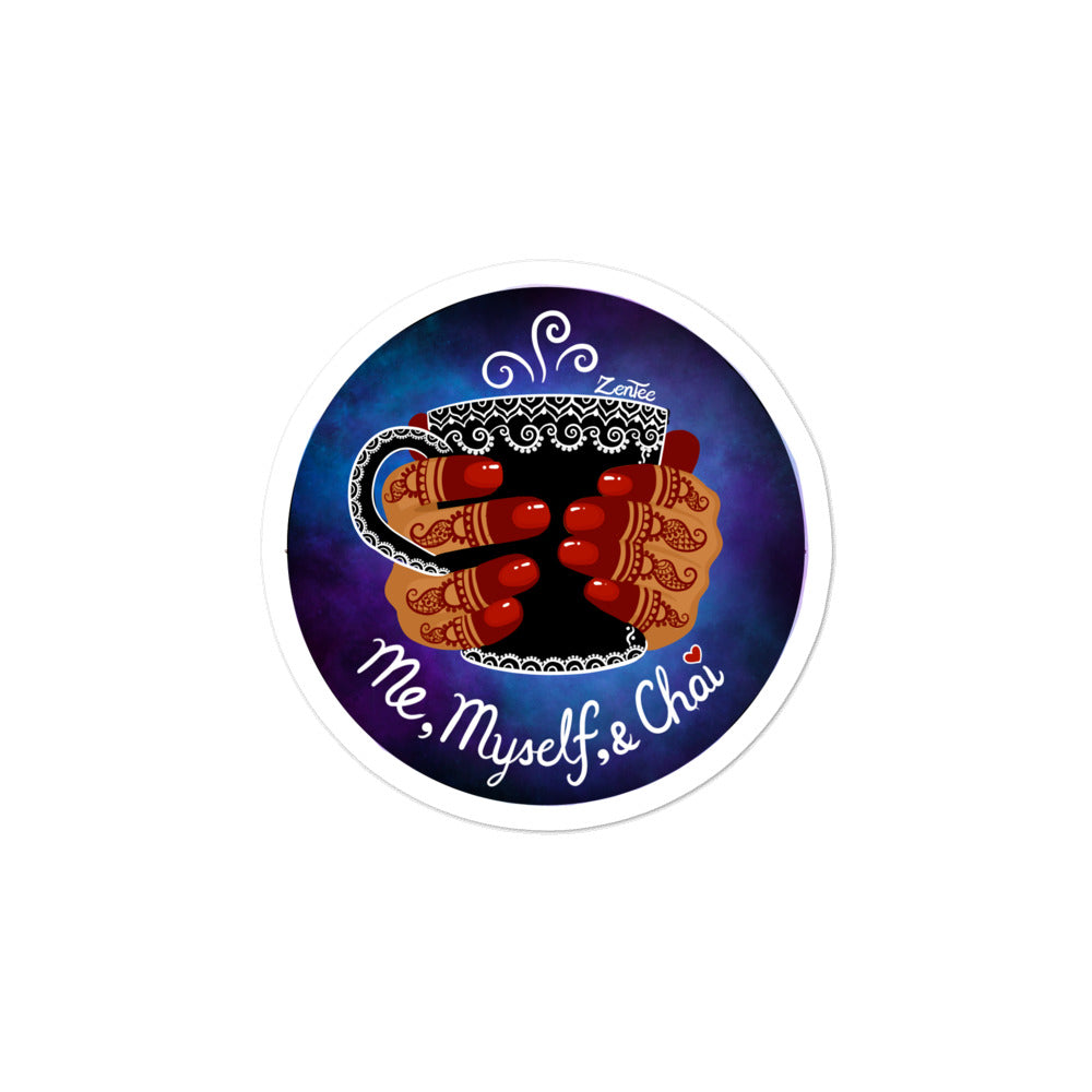 Me, Myself, & Chai - Bubble-free stickers