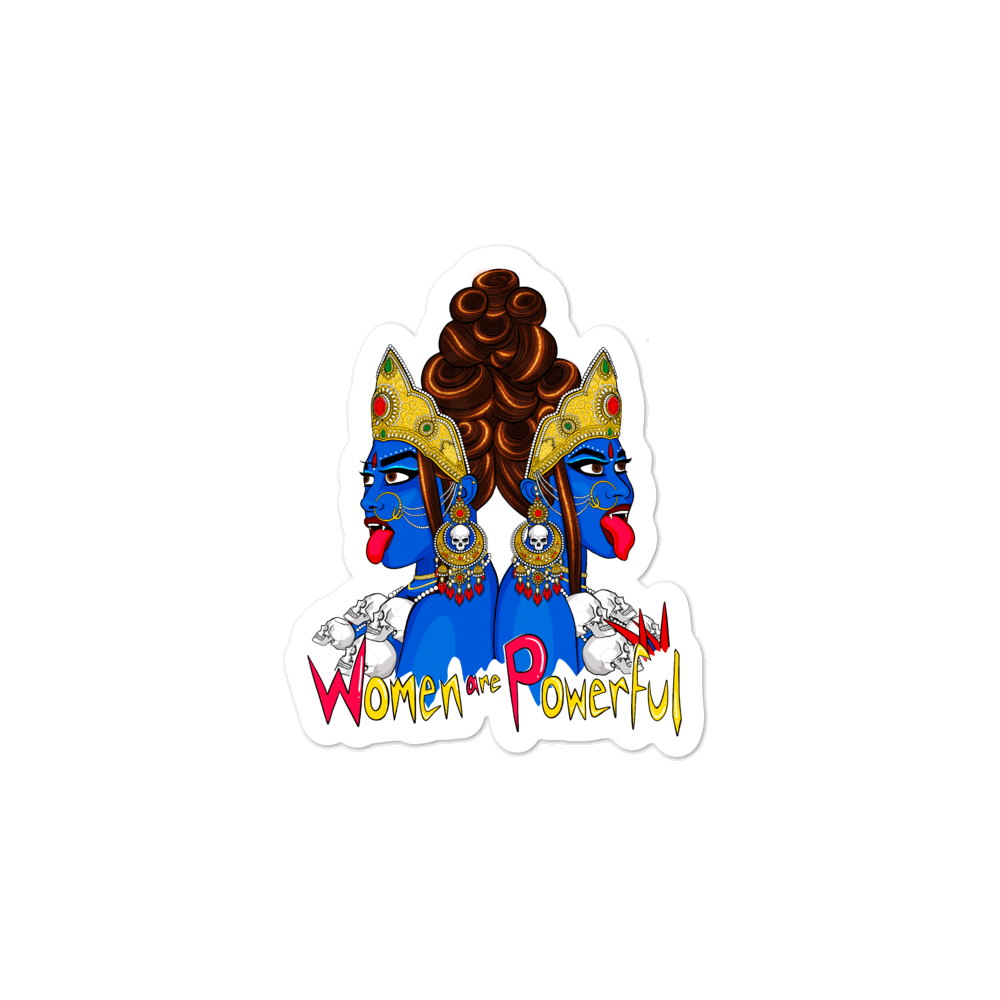 Devi Series: Women Are Powerful - Bubble-free stickers