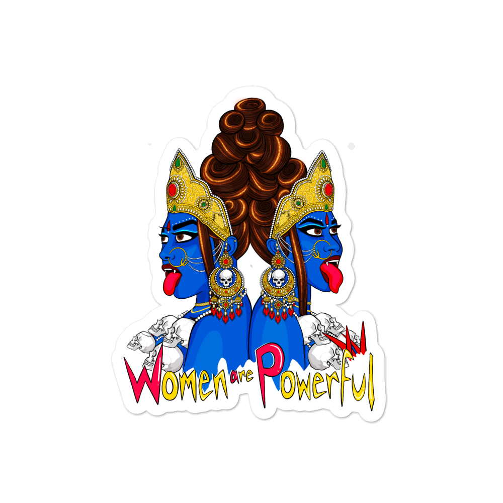 Devi Series: Women Are Powerful - Bubble-free stickers