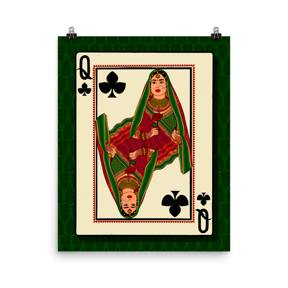 Queen of Clubs - Poster