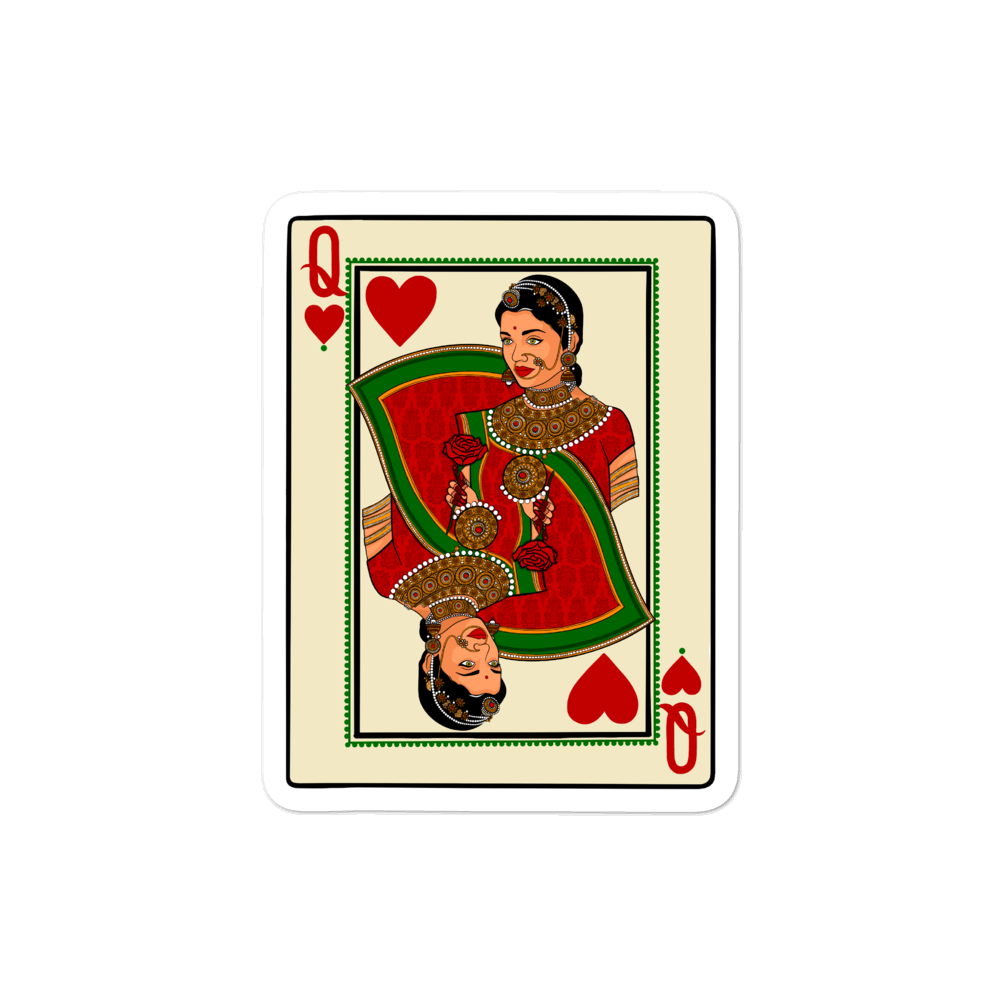 Queen of Hearts - Bubble-free stickers
