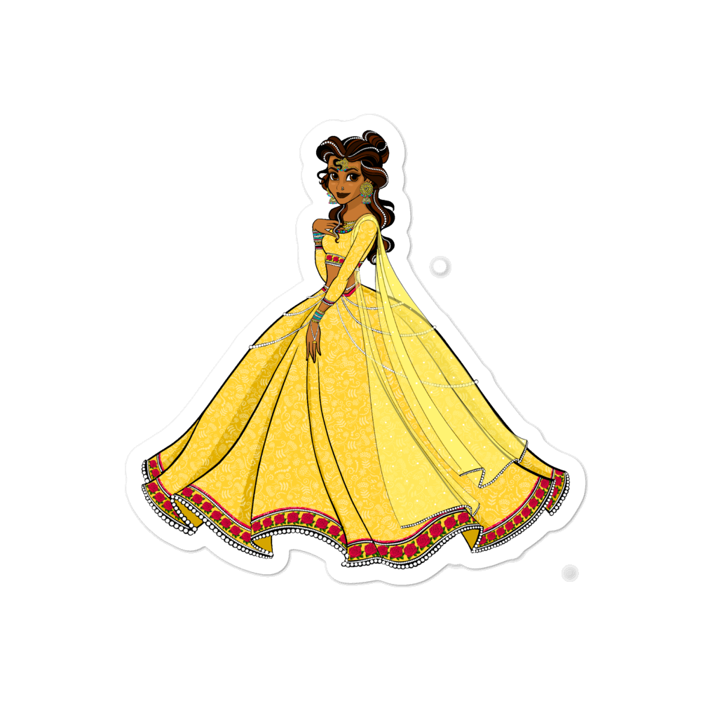 Desi Belle - Bubble-free stickers