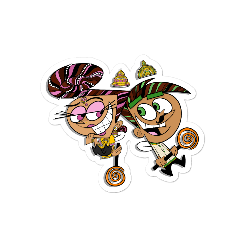 Wanpreet & Cosmohan - Bubble-free stickers