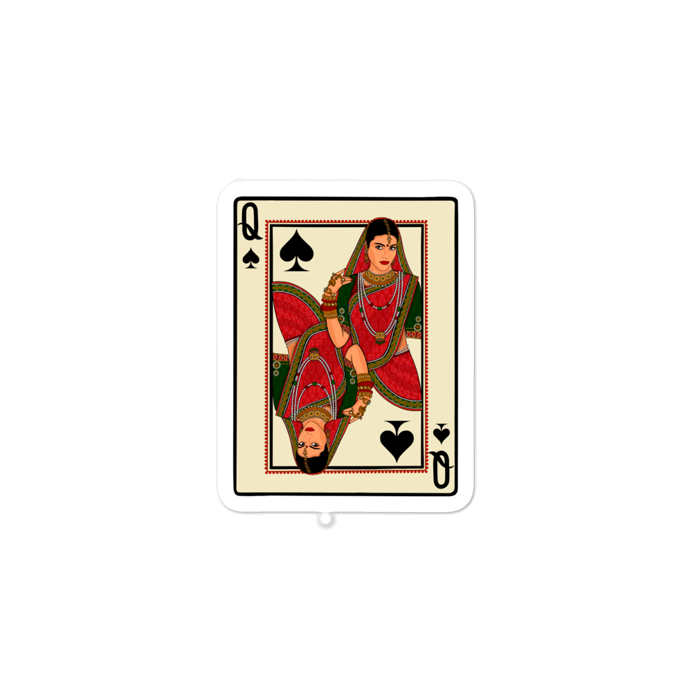 Queen of Spades - Bubble-free stickers