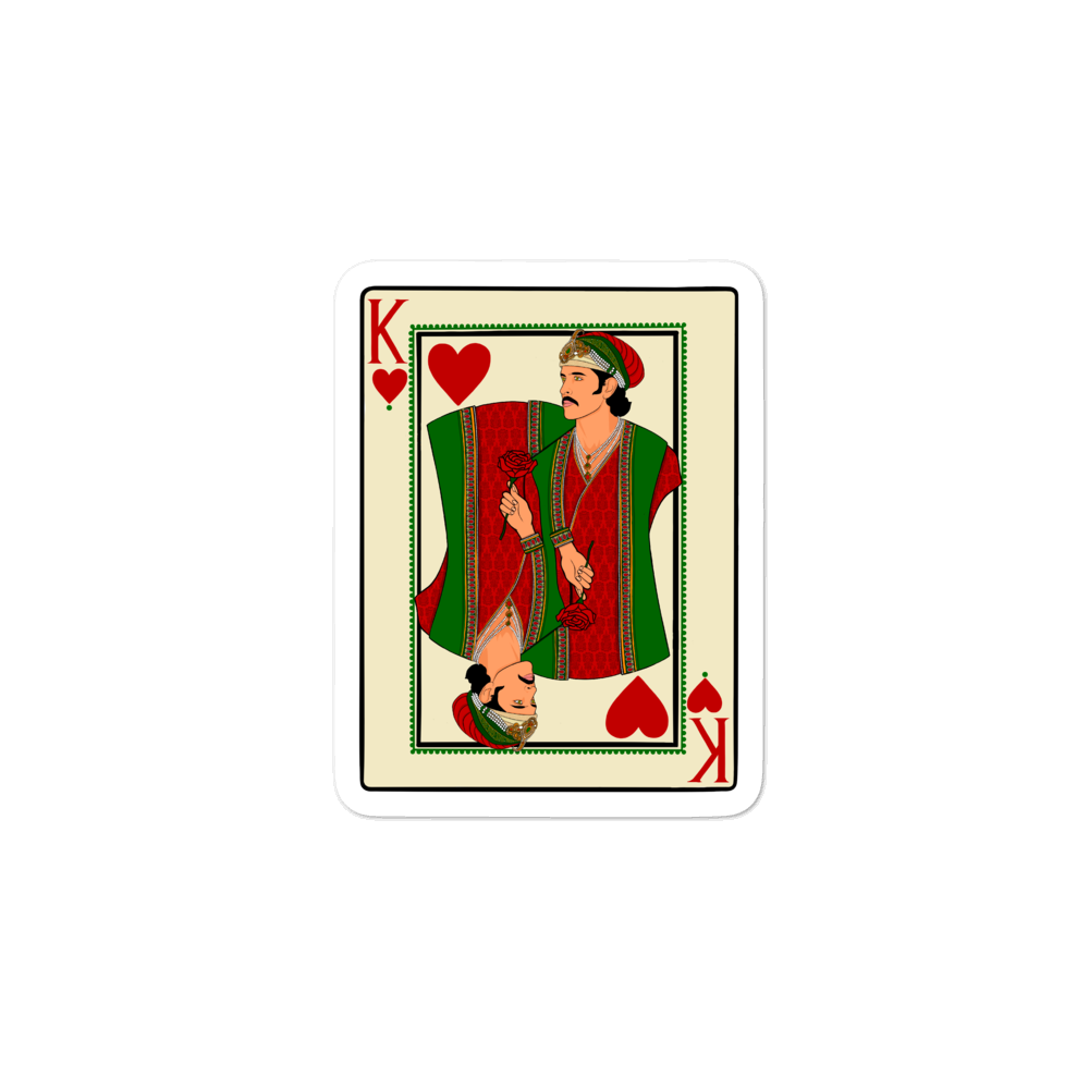 King of Hearts - Bubble-free stickers