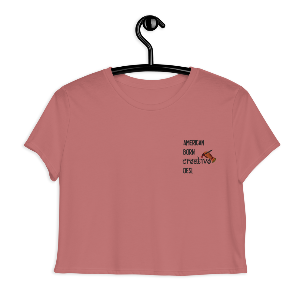 ABCD Embroidered - Crop Tee