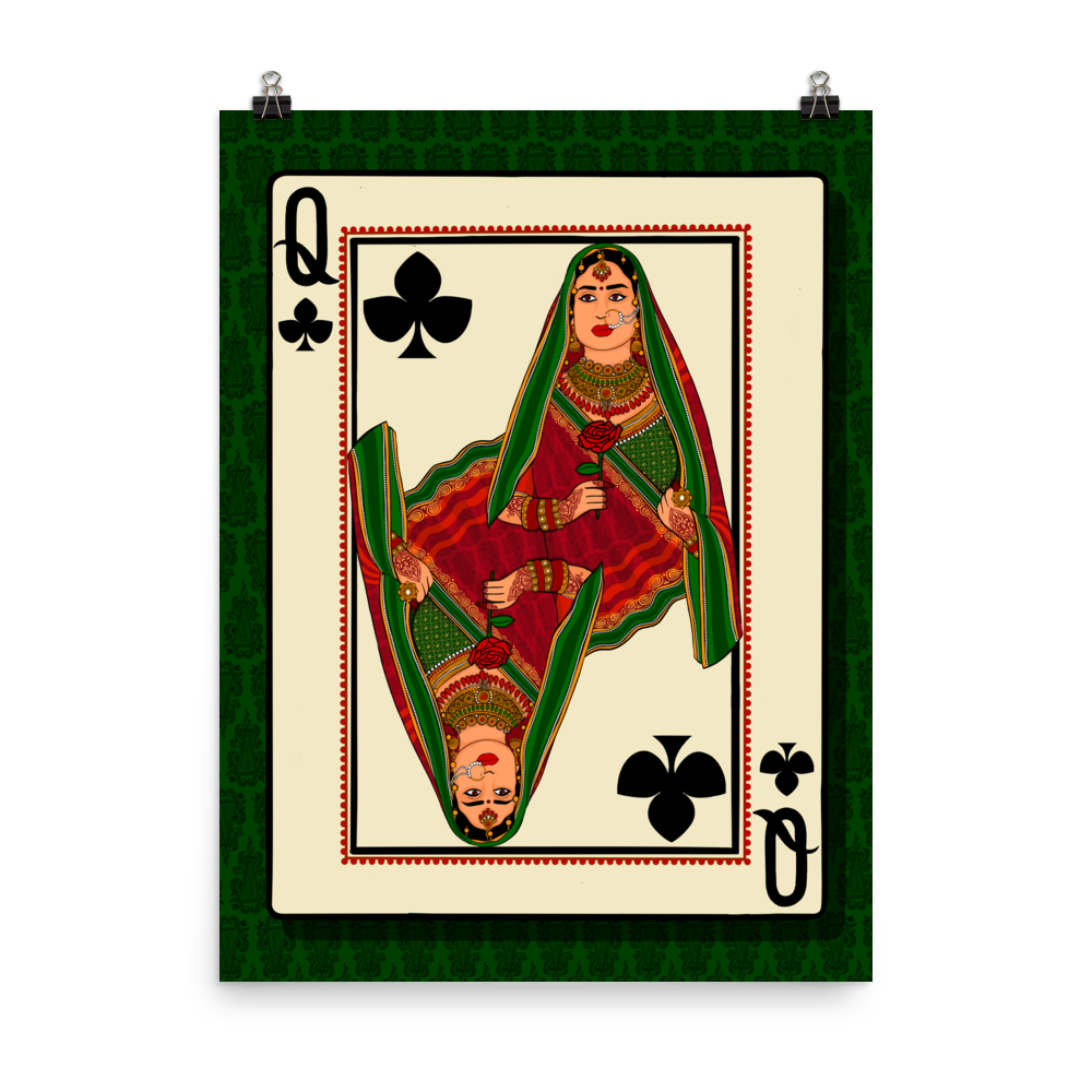 Queen of Clubs - Poster