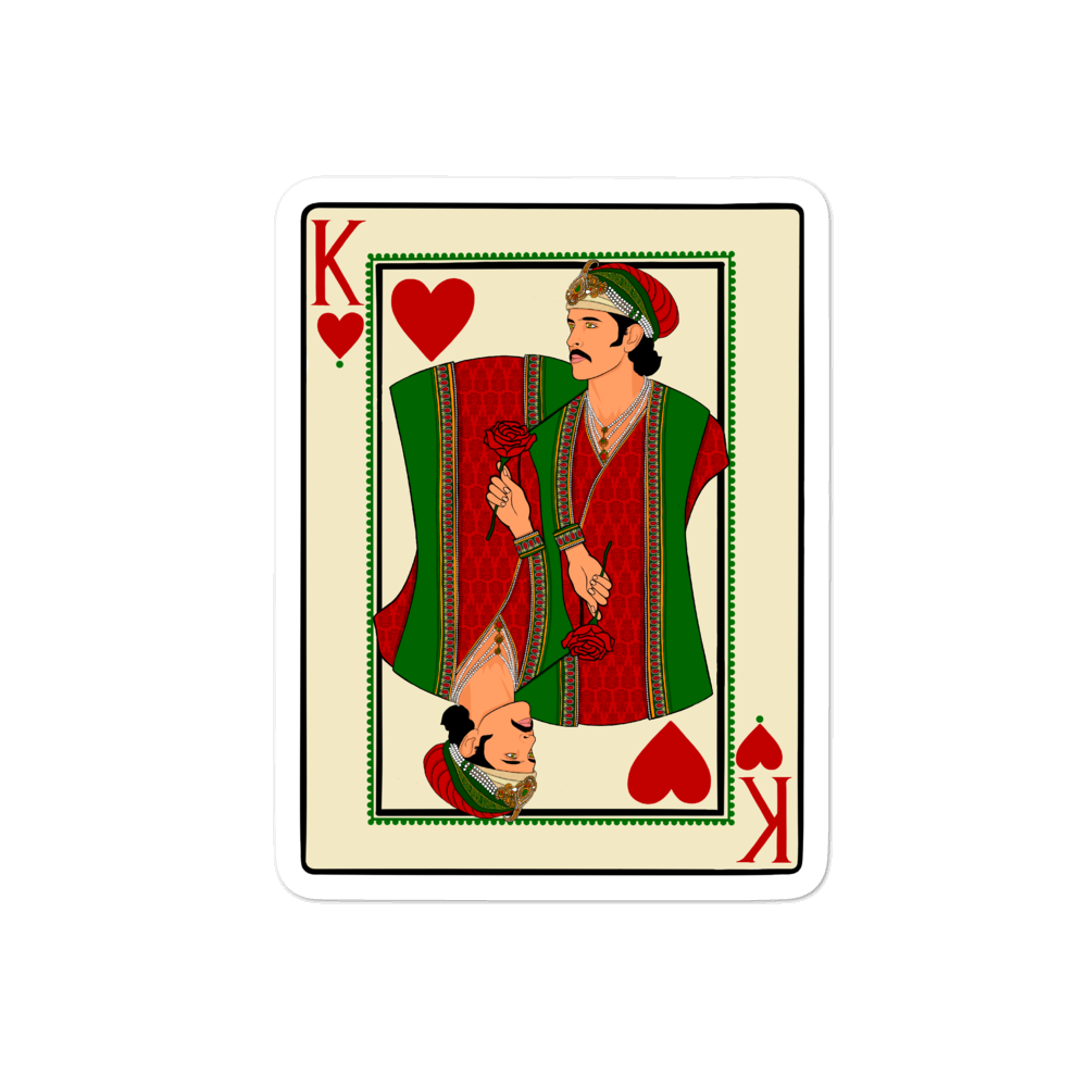 King of Hearts - Bubble-free stickers
