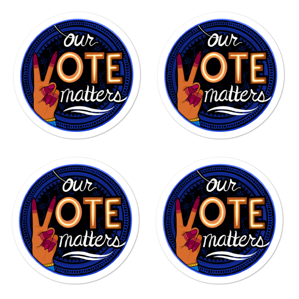Our Vote Matters - Bubble-free stickers