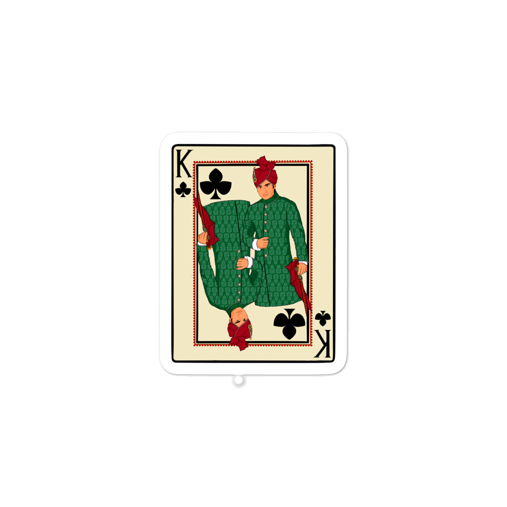 King of Clubs - Bubble-free stickers