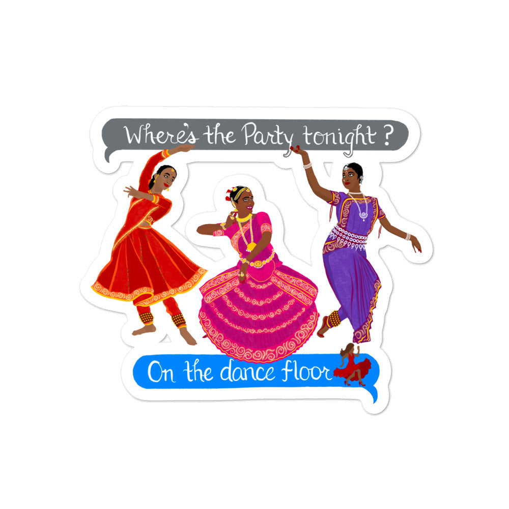 Where’s the Party Tonight? - Bubble-free stickers