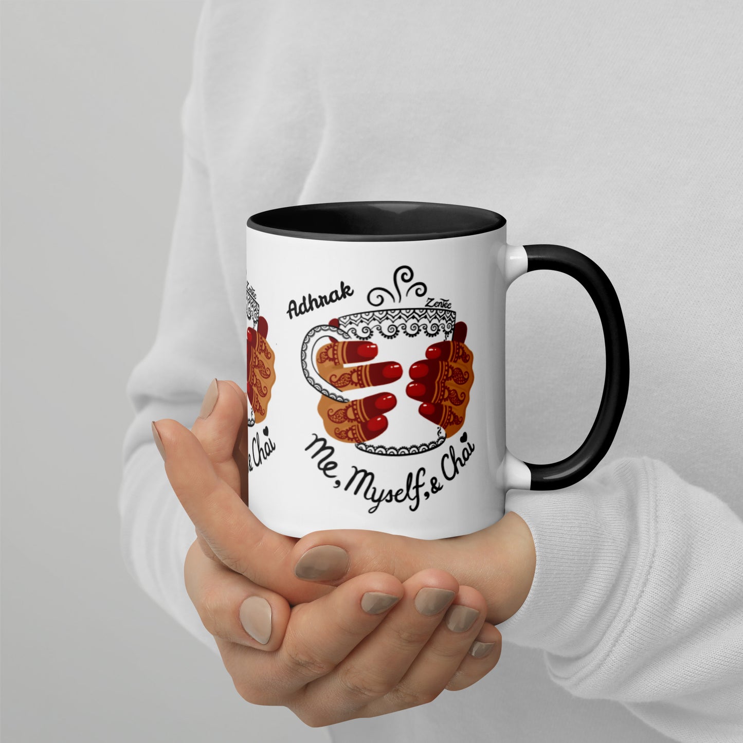Me, Myself, & Chai - Mug with Color Inside