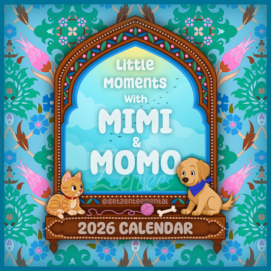 2026 Wall Calendar: Little Moments with Mimi and Momo