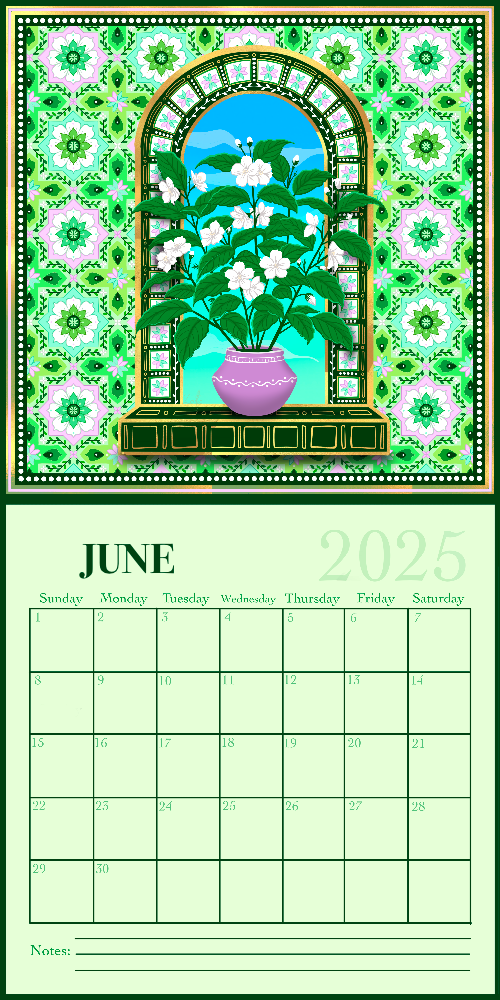 Leaf, Laugh, Love. 2025 Wall Calendar