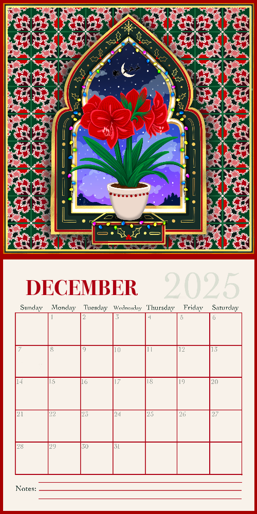 Leaf, Laugh, Love. 2025 Wall Calendar