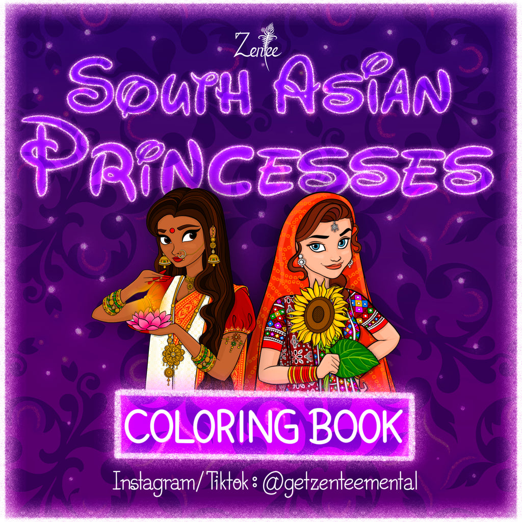 Desi Royalty Coloring Book