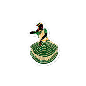 Dancing Queen: Bharatanatyam - Bubble-free stickers