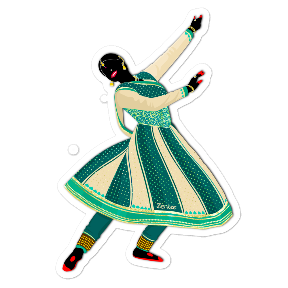 Dancing Queen: Kathak - Bubble-free stickers