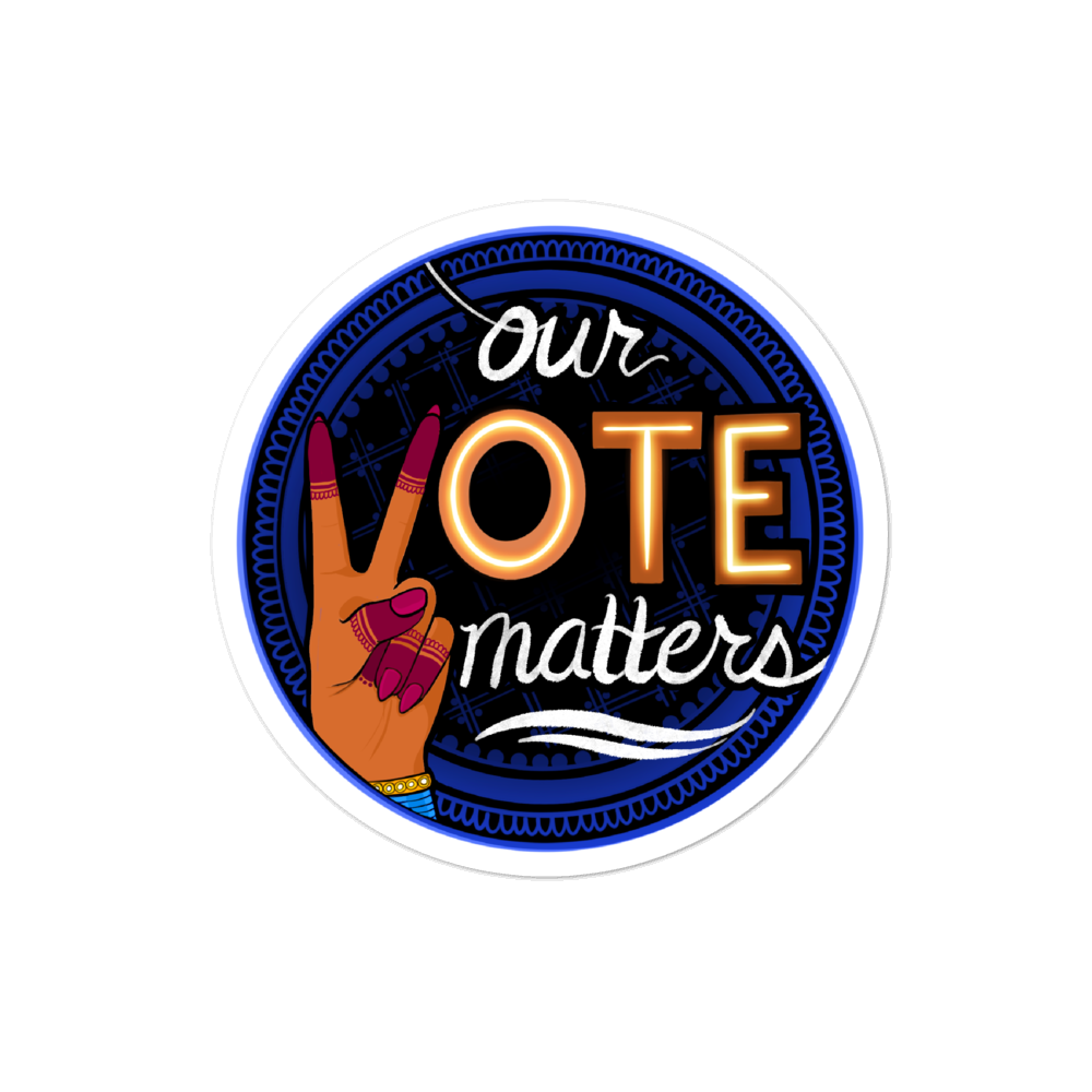 Our Vote Matters - Bubble-free stickers