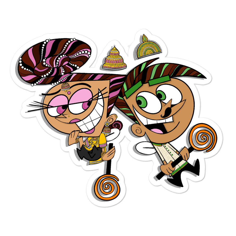 Wanpreet & Cosmohan - Bubble-free stickers