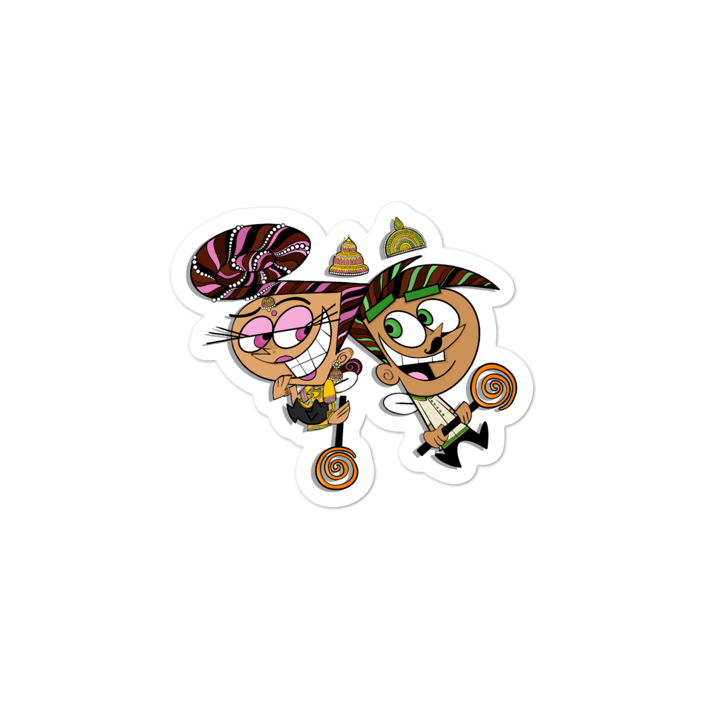 Wanpreet & Cosmohan - Bubble-free stickers