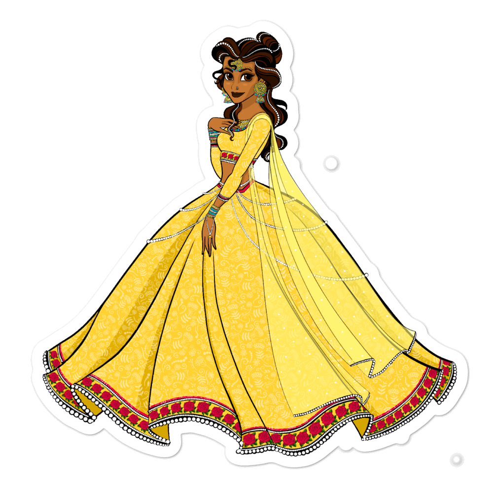 Desi Belle - Bubble-free stickers