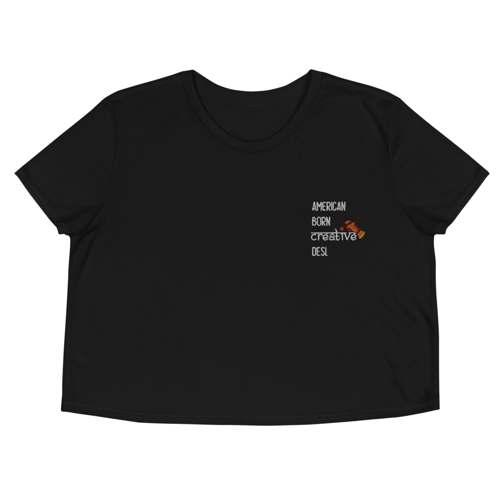 ABCD Embroidered - Crop Tee