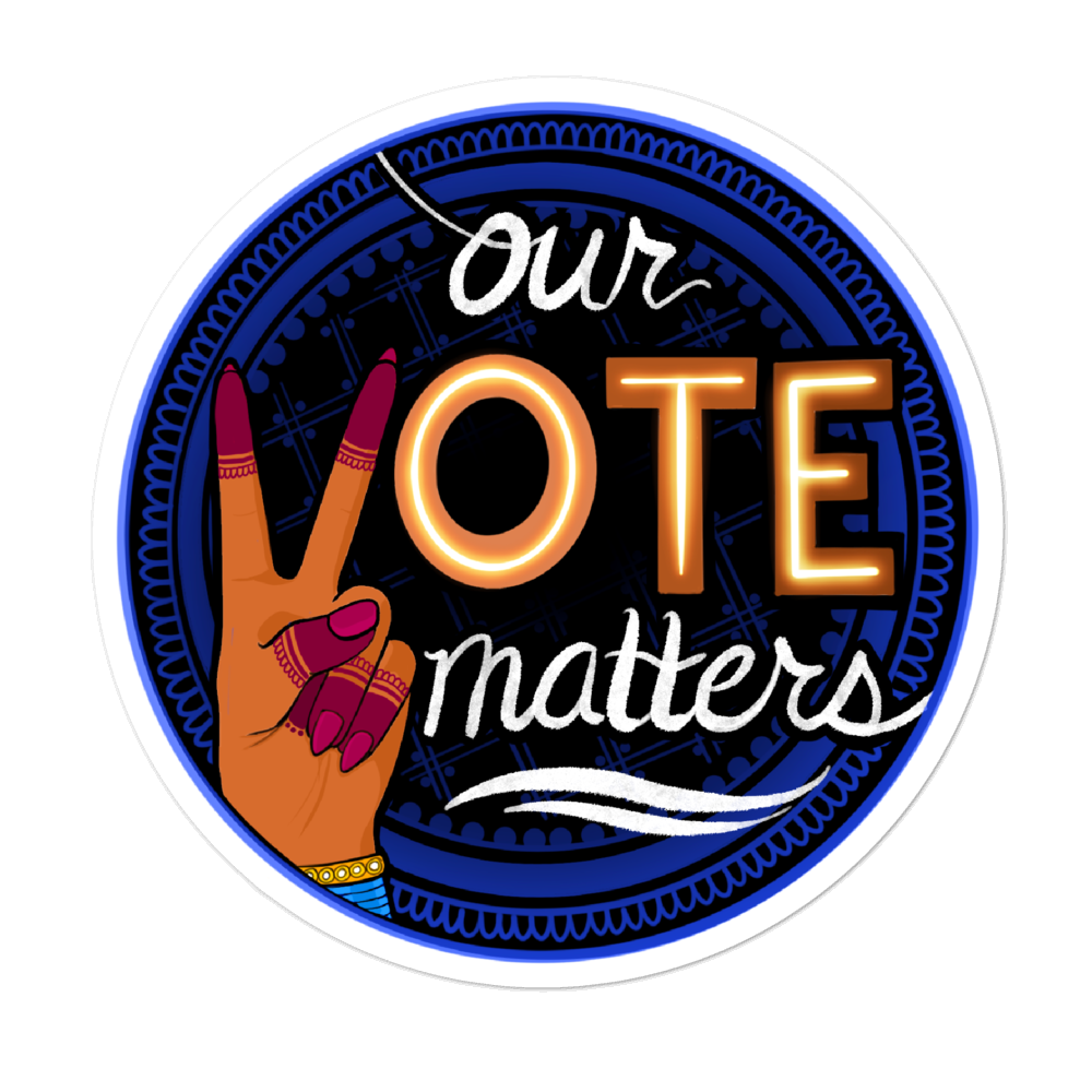 Our Vote Matters - Bubble-free stickers