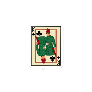 King of Clubs - Bubble-free stickers