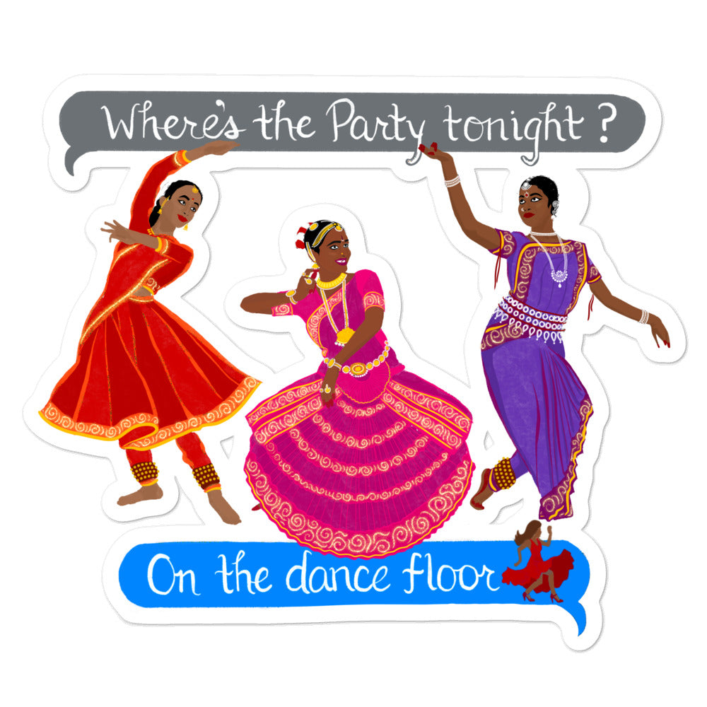 Where’s the Party Tonight? - Bubble-free stickers